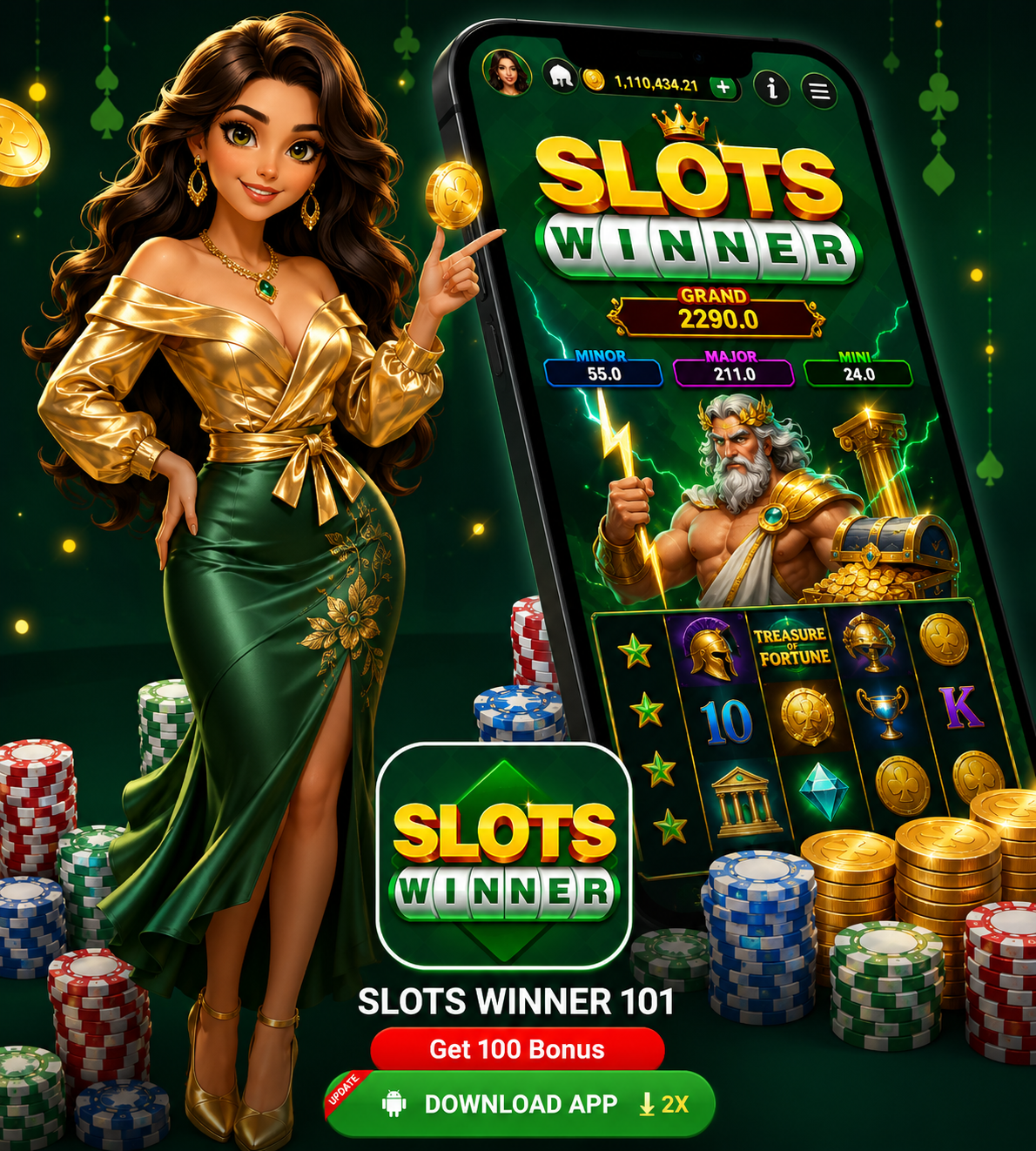 Slots winner Apk Banner