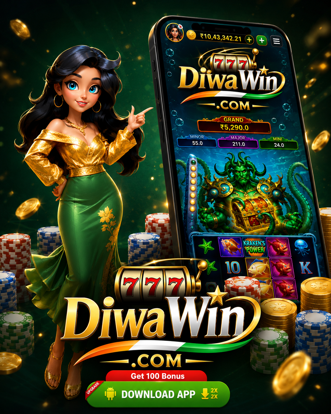 Diwa Win Apk Banner